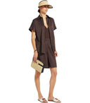 Max Mara Beachwear Oliveto Brown Bermuda Shorts