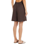 Max Mara Beachwear Oliveto Brown Bermuda Shorts
