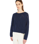 Max Mara Weekend Abbozzi Blue Crewneck Jumper