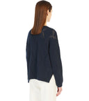Max Mara Weekend Abbozzi Blue Crewneck Jumper