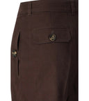 Max Mara Weekend Afa1234 Dark Brown Bermuda Shorts