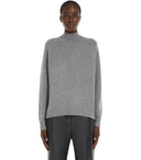 Max Mara Weekend Alcali Grey Turtleneck Jumper