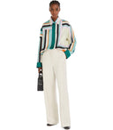 Max Mara Weekend Angola Sabbia Wide Leg Trousers
