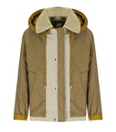 Max Mara Weekend Arles Gold Reversible Chaqueta con capucha reversible