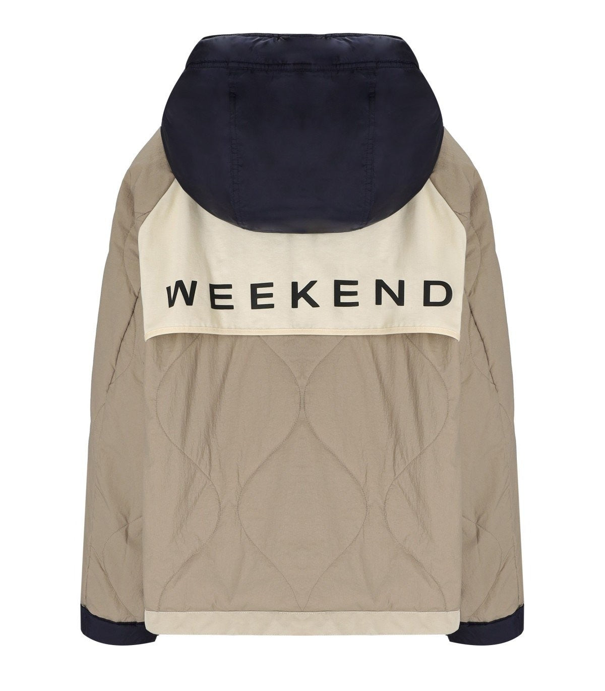 Max Mara Weekend Arles Navy Blue Hooded Reversible Jacket – Balardi