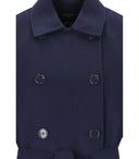 Max Mara Weekend Avenue Blue Belted Coat