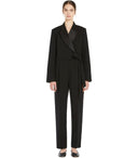 Max Mara Weekend Baviera Black Wrap Jumpsuit