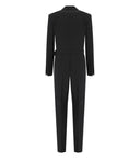 Max Mara Weekend Baviera Black Wrap Jumpsuit