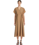 Max Mara Weekend Blasone Deserto Midi -jurk