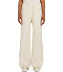 Max Mara Weekend Brezza Ivory Wide Leg Trousers