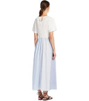 Max Mara Weekend Bronzo White Long Dress