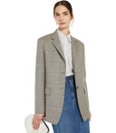 Max Mara Weekend Burgos Brown Single Breasted Blazer