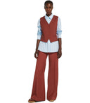 Max Mara Weekend Chimera Rust Waistcoat