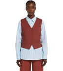 Max Mara Weekend Chimera Rust Waistcoat