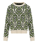 Max Mara Weekend Comica Khaki Green Crewneck Jumper