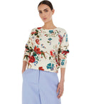 Max Mara 주말 Denis White Crewneck 점퍼