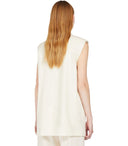 Max Mara Weekend Donna ECRU Single Breand Vest