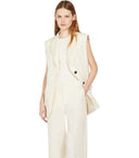 Max Mara Weekend Donna ECRU Single Breand Vest