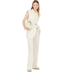 Max Mara Weekend Donna ECRU Single Breand Vest