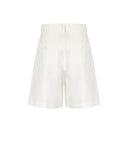 Max Mara Weekend Ecuba White Bermuda Shorts