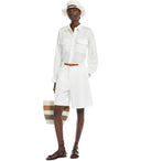 Max Mara Weekend Ecuba White Bermuda Shorts