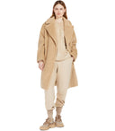 Max Mara Weekend Emmy Beige Belted Teddy Coat
