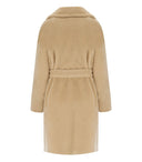 Max Mara Weekend Emmy Beige Belted Teddy Coat