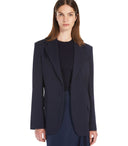 Max Mara Weekend Erik Blue Single Breasted Jacket