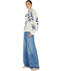 Max Mara 주말 Fabian Ivory Crewneck 점퍼