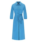 Max Mara Weekend Faenza Robe de chemise bleu clair