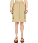 Max Mara Weekend Fida Beige Bermuda Shorts