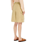 Max Mara Weekend Fida Beige Bermuda Shorts