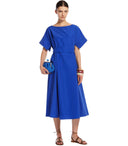 MAX Mara Weekend Termet Vestido de midi azul eléctrico