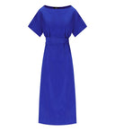 MAX Mara Weekend Termet Vestido de midi azul eléctrico