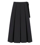 Max Mara Weekend Folk Black Midi Jupe