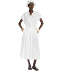Max Mara Weekend Folk White Midi falda