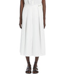 Max Mara Weekend Folk White Midi falda