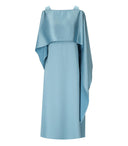 Max Mara Weekend Gambero Light Blue Midi Dress