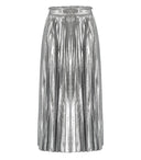 Max Mara Weekend gamma srebrna plisowana spódnica