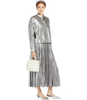 Max Mara Weekend gamma srebrna plisowana spódnica