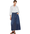 Max Mara Weekend Gelada Blue Denim Skirt