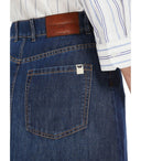Max Mara Weekend Gelada Blue Denim Skirt