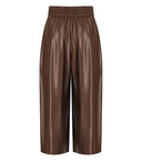 Max Mara Weekend Gennaro Brown pantalones recortados