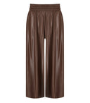 Max Mara Weekend Gennaro Brown pantalones recortados