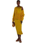 Max Mara Weekend Gerarda Senape Cardigan