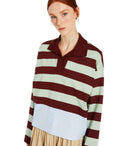 Max Mara Weekend Halle Striped Polo Polo