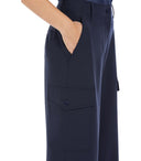 Max Mara Weekend Hidalgo Blue Cargo Spoders