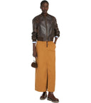 Max Mara Weekend Hiltex Dark Brown Leather Bomber