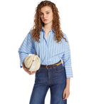 Max Mara Weekend Hudson Light Blue Striped Shirt