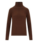 Max Mara Weekend Kiku Brown Turtleneck Jumper